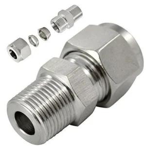 SS double compression fittings